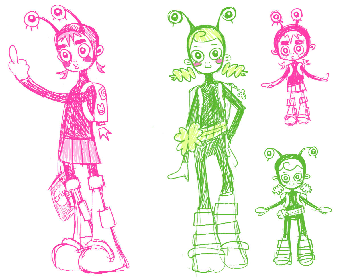 LvckyPop Character Sketch