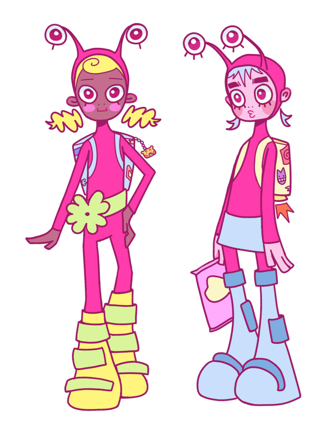 LvckyPop Characters Clean