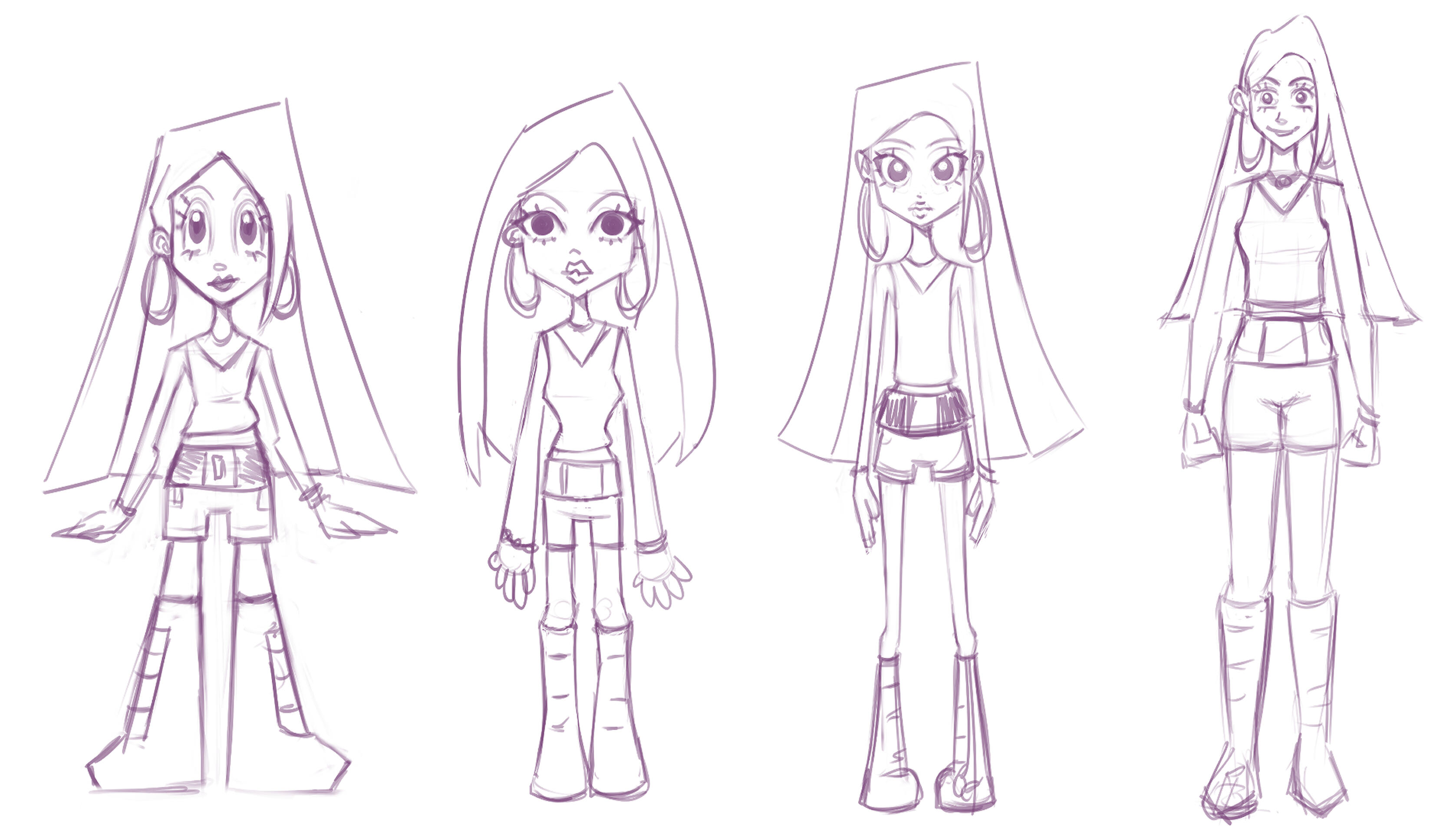 Initial Style Sketches